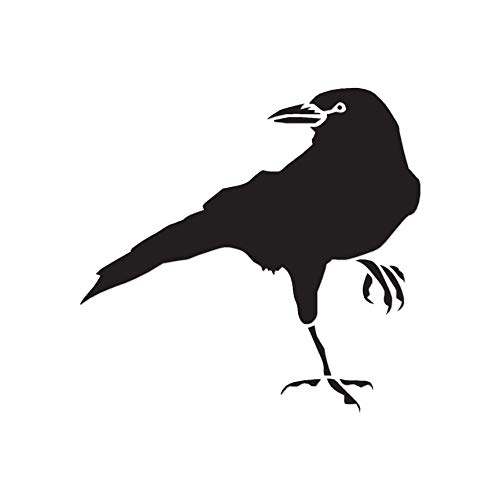 Black Crow Raven Vinyl Decal Sticker - 6
