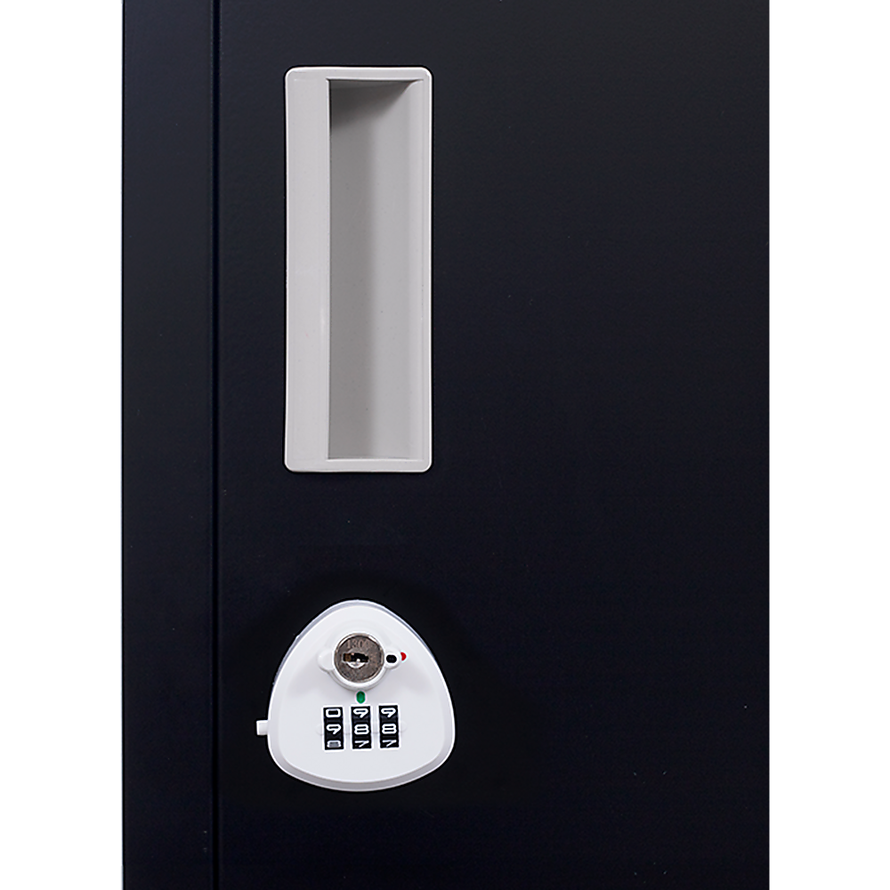 12-Door Locker with 3-Digit Combination Lock for Office, Gym, Shed, School & Home Storage - Secure Organization for Sports Equipment, Work Supplies & Personal Belongings