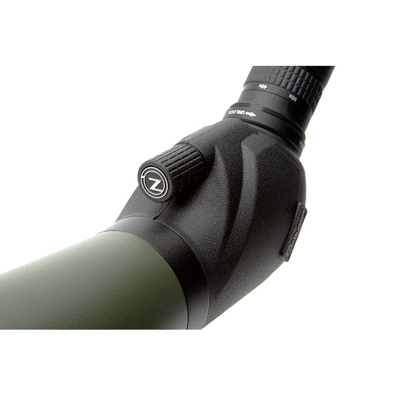 Zhumell 20-60x80 Angled Spotting Scope - ZHUV041 - High Power Zoom for Bird Watching, Hunting & Outdoor Adventures