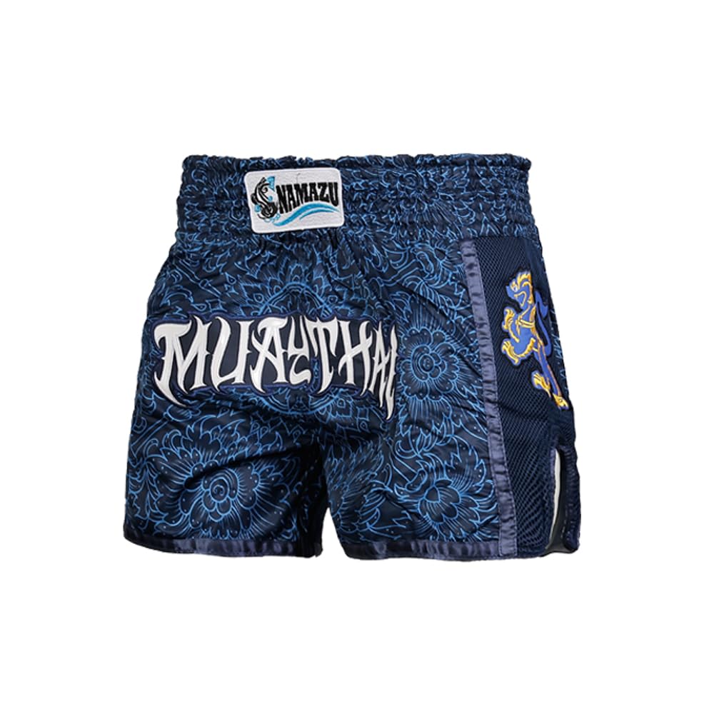 NAMAZU Muay Thai Shorts for Men & Women - Premium MMA, Boxing & Kickboxing Shorts - Breathable & Durable for Gym Training & Competition