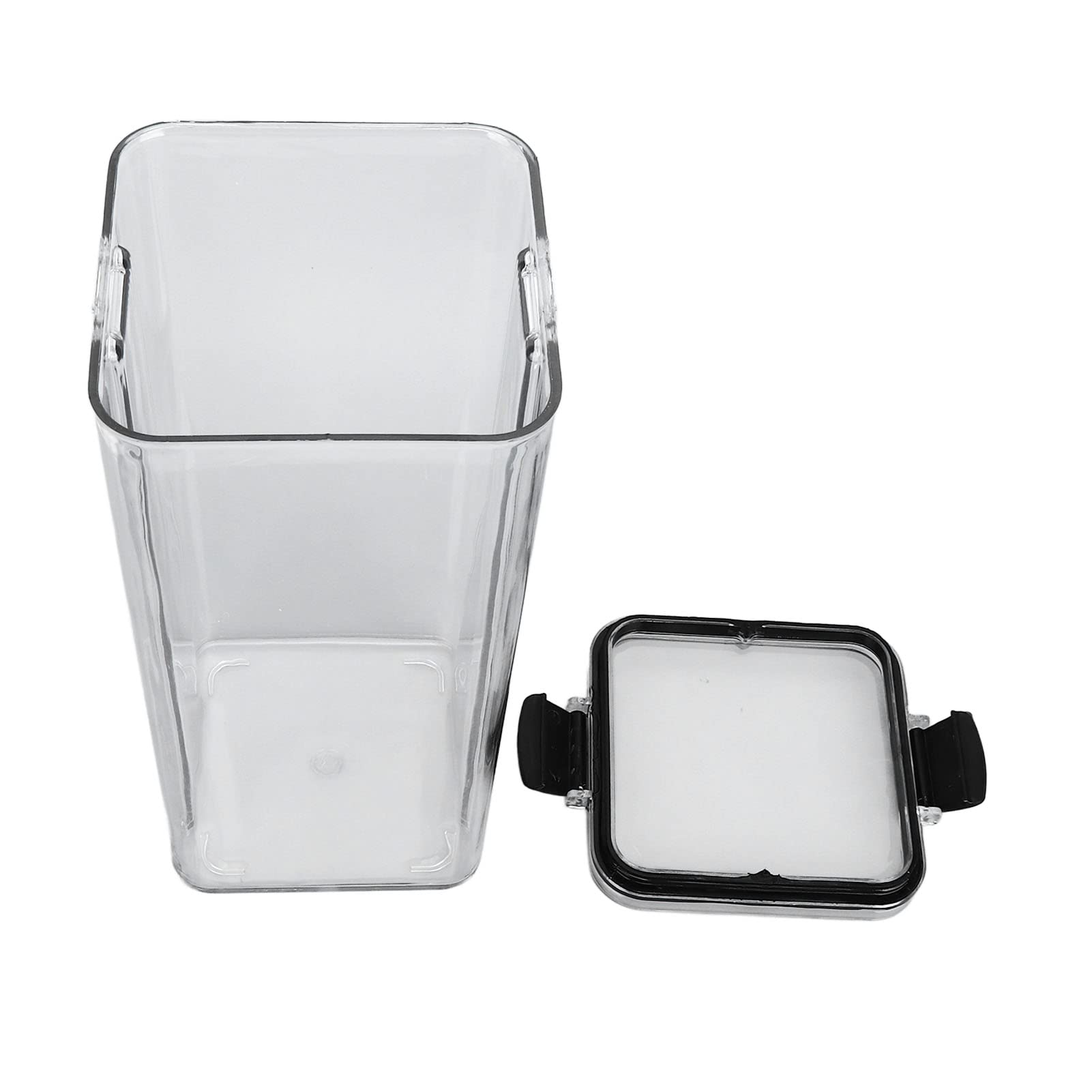 Airtight Food Storage Containers - 1800ml Clear BPA-Free Kitchen Storage Box for Flour, Sugar, Grains & Beans | Perfect for Pantry Organization & Meal Prep