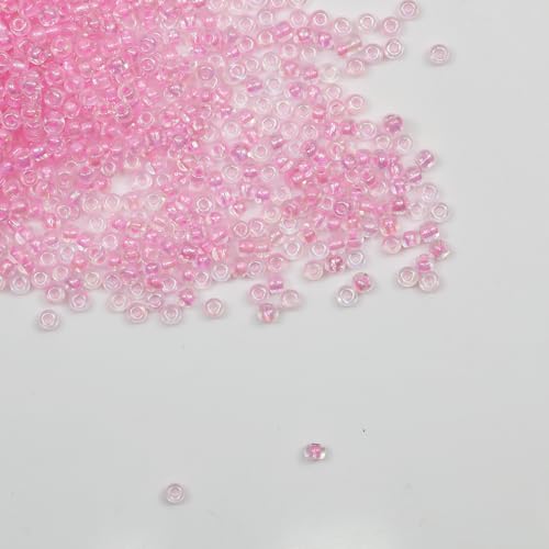 Transparent Pink Lined