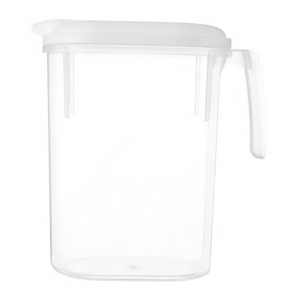 FRCOLOR 1.8L Large Plastic Water Pitcher with Lid - BPA Free Beverage Dispenser for Iced Tea, Juice, Lemonade & Infused Water - Perfect for Refrigerator, Parties, Picnics & Home Use