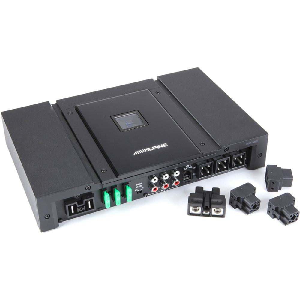 Alpine HDA V90 5-Channel High-Resolution Car Amplifier - Premium Audio for Cars, Trucks & SUVs - Perfect for Upgrading Factory Sound Systems