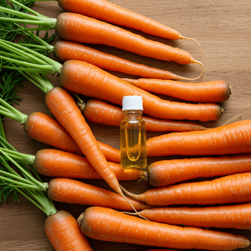 Pure Carrot Seed Essential Oil - 100% Natural, Steam Distilled for Aromatherapy & Skincare - Perfect for DIY Beauty, Massage & Relaxation