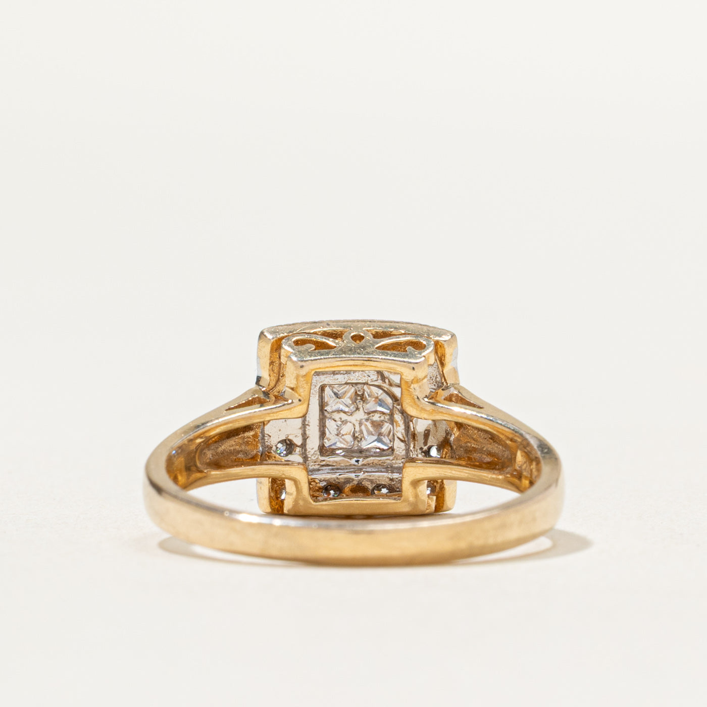 0.31ctw Diamond Halo Engagement Ring for Women - Illusion Set Wedding Band, Size 6.5 - Perfect for Proposals, Anniversaries & Bridal Jewelry