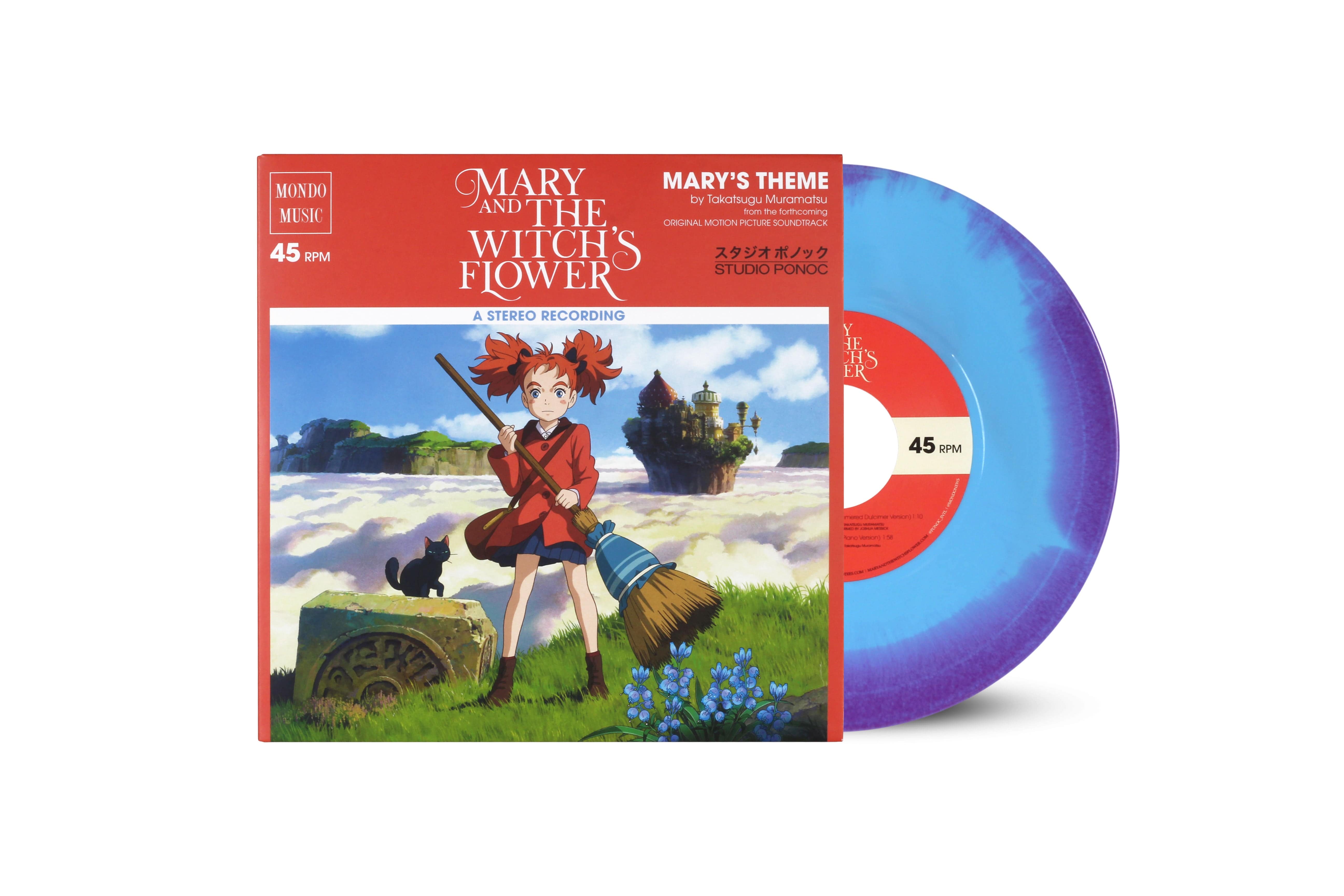 Mary and The Witch's Flower 7 Inch Vinyl Record - Limited Edition Soundtrack for Anime Movie Collectors & Music Enthusiasts | Perfect for Home Decor, Gift Giving, and Vinyl Collections