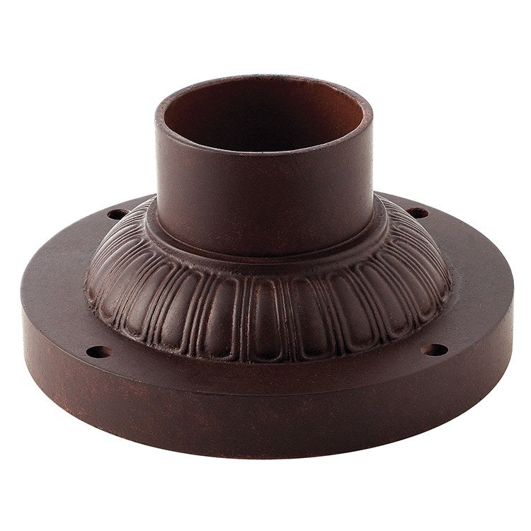 7 Inch Aluminum Decorative Pier Mount Base - Heavy Duty Outdoor Post Holder for Mailboxes, Signs & Lights - Rust-Resistant Garden & Landscape Hardware