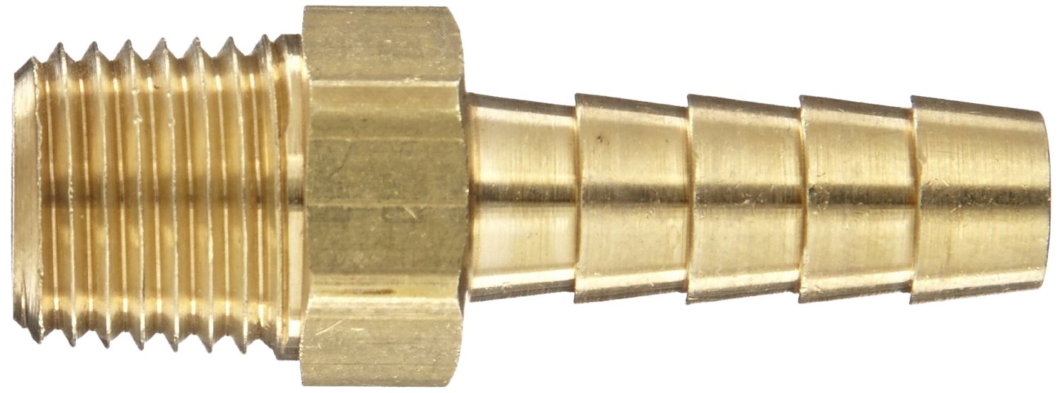 EATON Weatherhead 10504B-104 Brass Male Pipe Fitting - 1/4