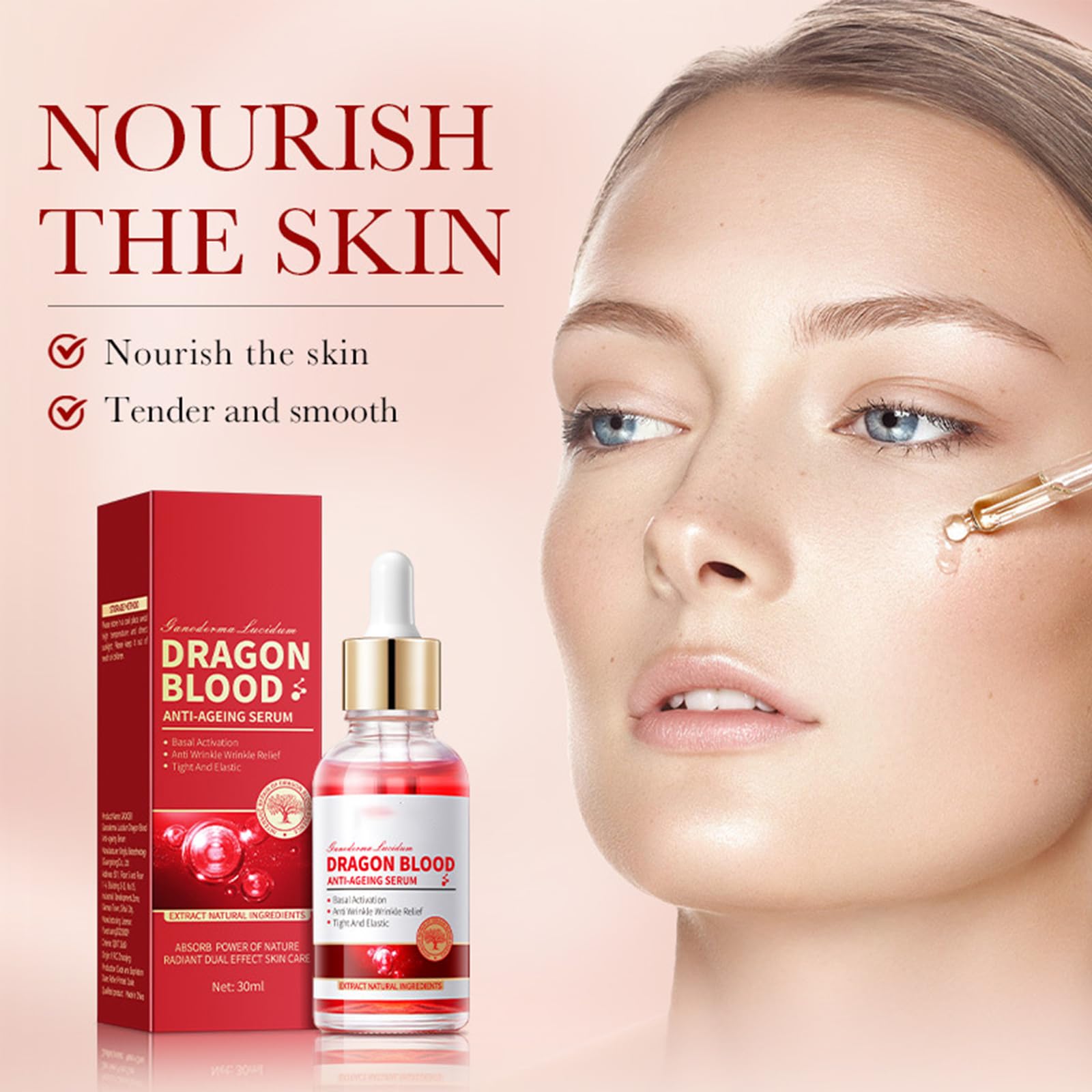Dragon Blood Anti-Wrinkle Face Cream - Natural Moisturizer for Youthful Skin | Hydrating & Firming Easy Cream for Day & Night Use | Perfect for Dry, Sensitive & Aging Skin (1PC)