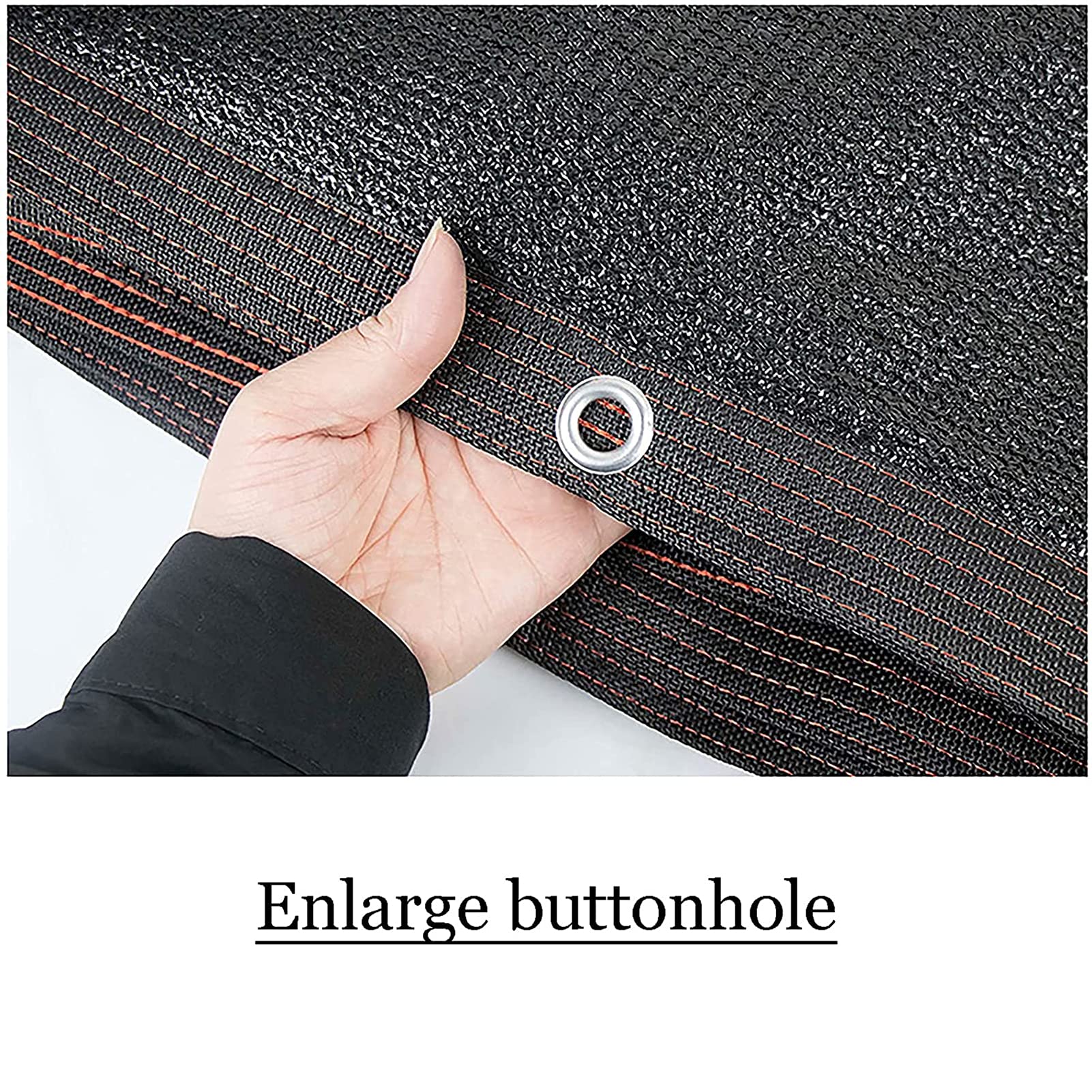 10x33ft UV Resistant Shade Cloth for Greenhouse & Garden - Durable Shade Mesh Tarps with Aluminum Grommets, Outdoor Black Shade Screen for Patio, Lawn, Plants Protection - Perfect for Sun Protection, Privacy Screening & Temperature Control