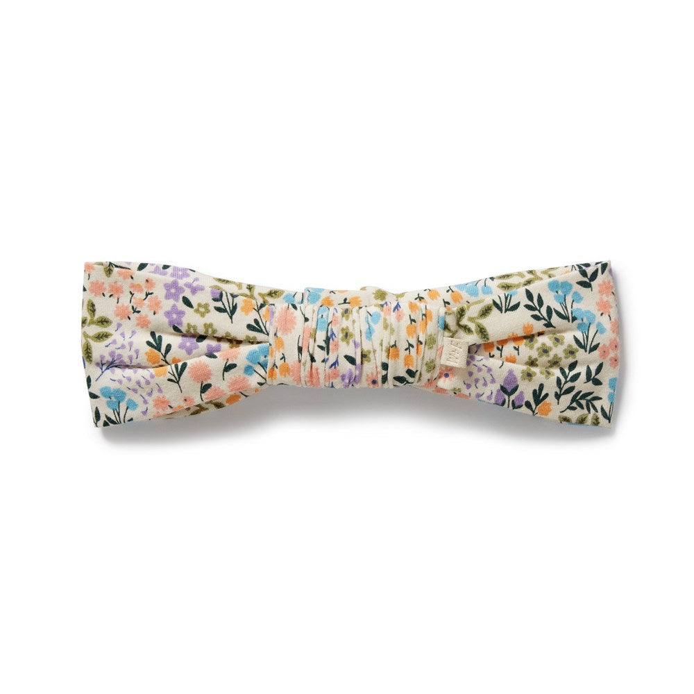 Tiny Bloom Organic Cotton Headband for Women & Girls - Soft Stretchy Hair Accessories for Yoga, Running, Workouts & Everyday Wear