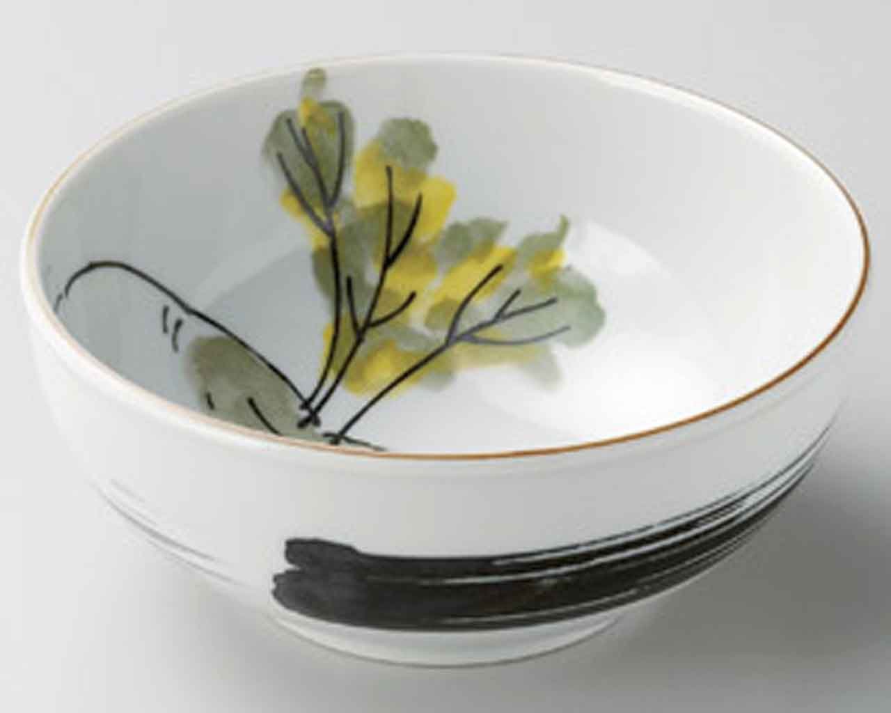 Premium Japanese White Porcelain Radish Sometsuke 4.2 Inch Medium Plates - Set of 5 - Authentic Handmade Dinnerware for Asian Cuisine, Sushi, Salads & Elegant Table Settings