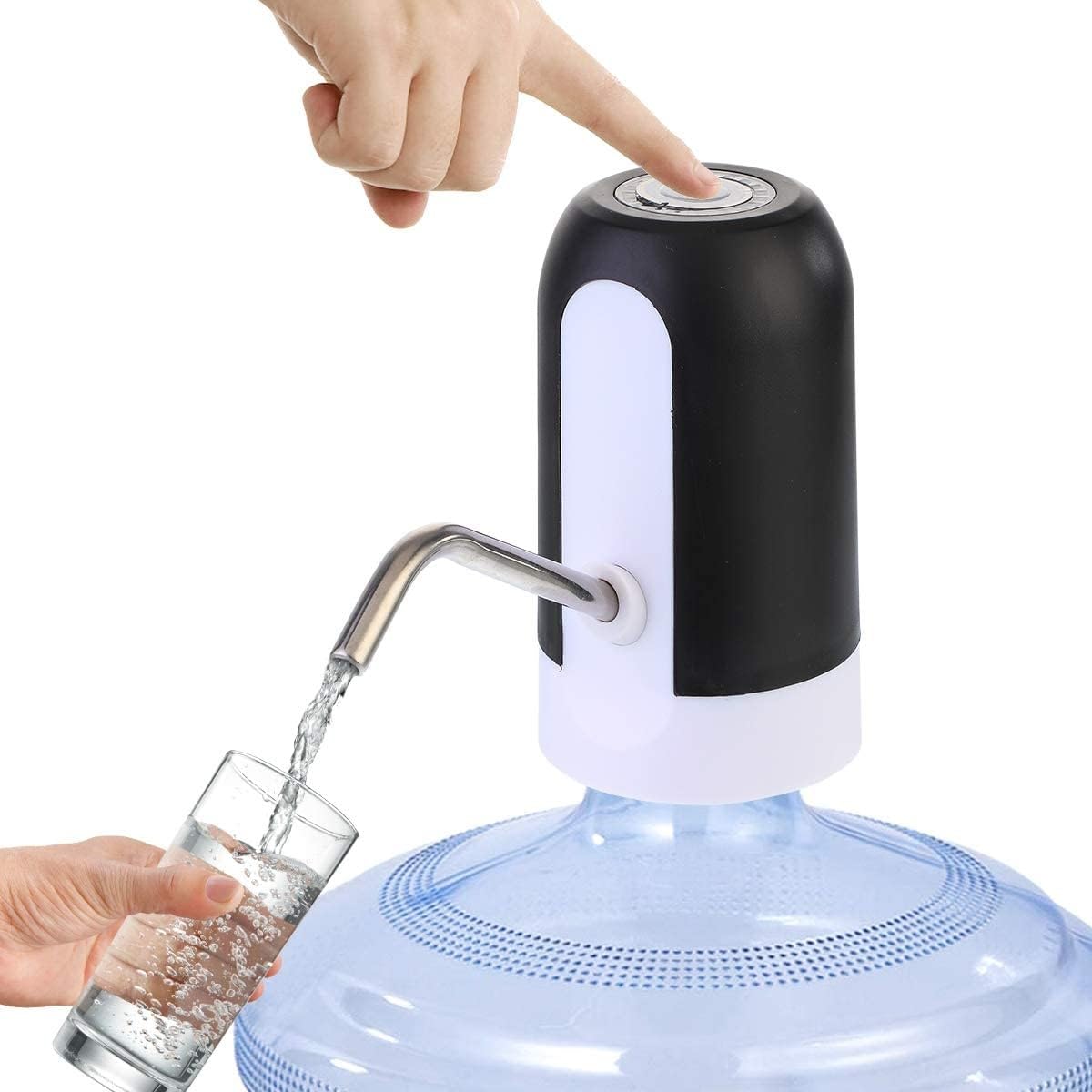 USB Rechargeable Automatic Water Bottle Dispenser - Portable Pump for Bottles | Perfect for Travel, Camping & Home Use