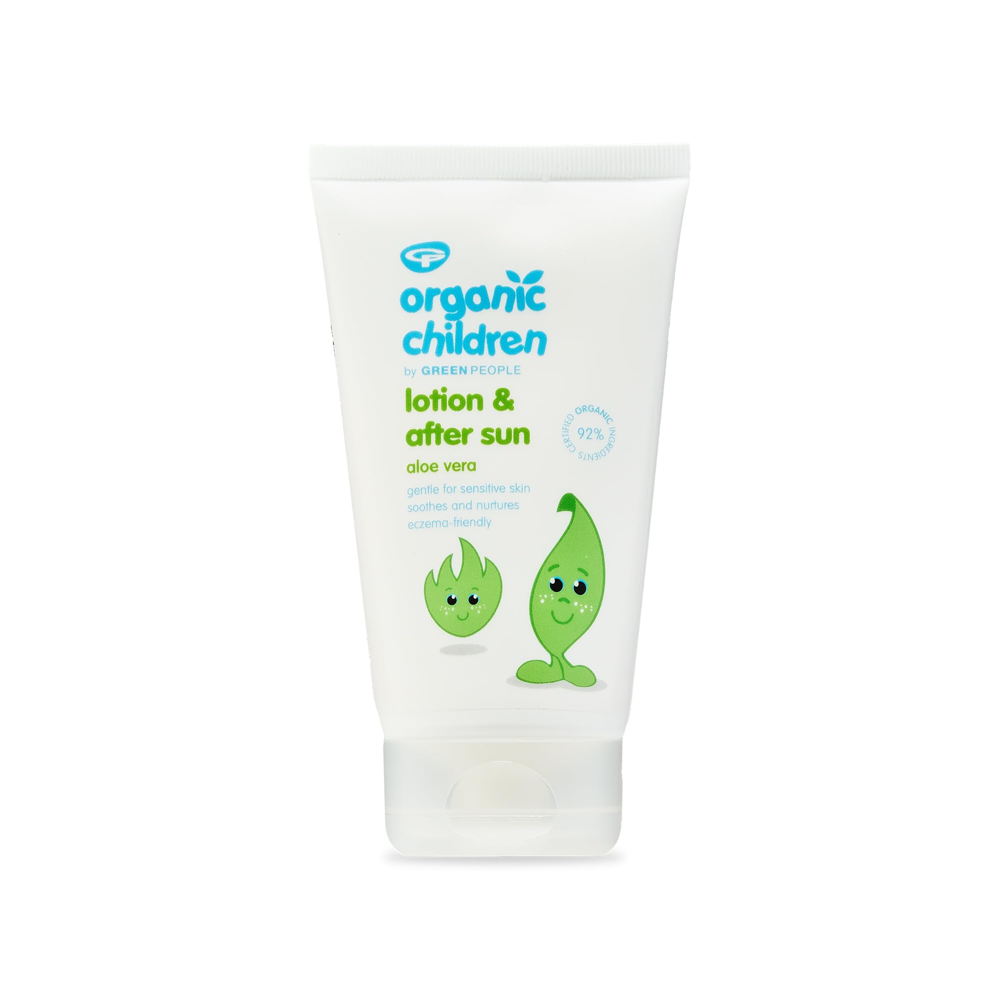 Organic Aloe Vera & After Sun Lotion for Kids - 150ml | Natural Hydrating Moisturizer with Soothing Aloe Vera, Calendula & Myrrh | Gentle Post-Sun Care & Daily Body Lotion for Children | Perfect for Sunburn Relief, Dry Skin & Sensitive Skin Care