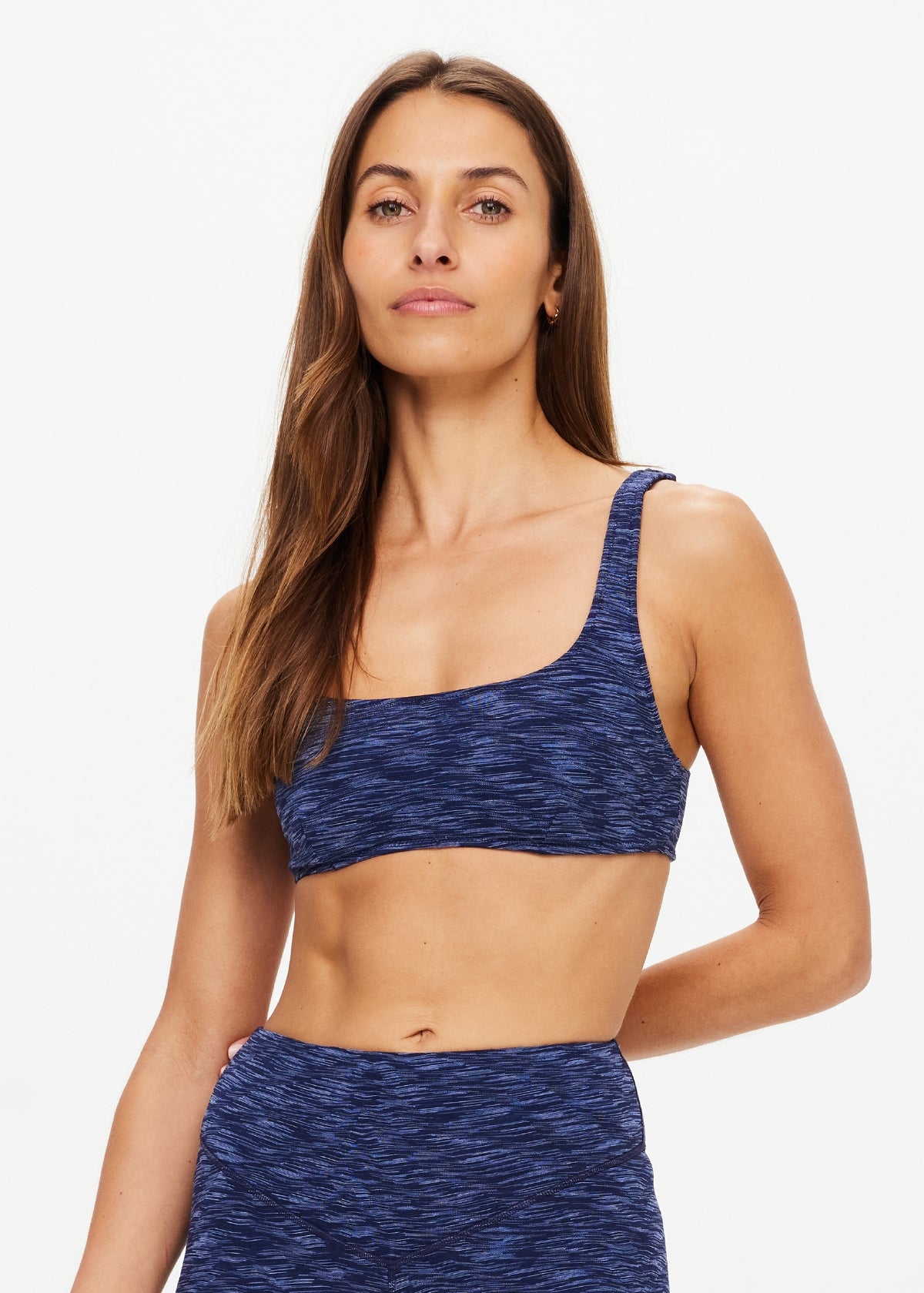 Mystere Reversible Rory Crop Top - Women's Fashion Stretchy Comfortable Workout & Casual Wear for Yoga, Running, and Everyday Outfits
