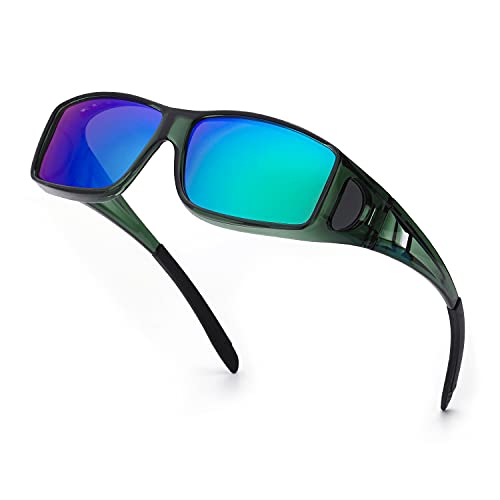 A09 Green Frame / Green Mirrored Polarized Lens