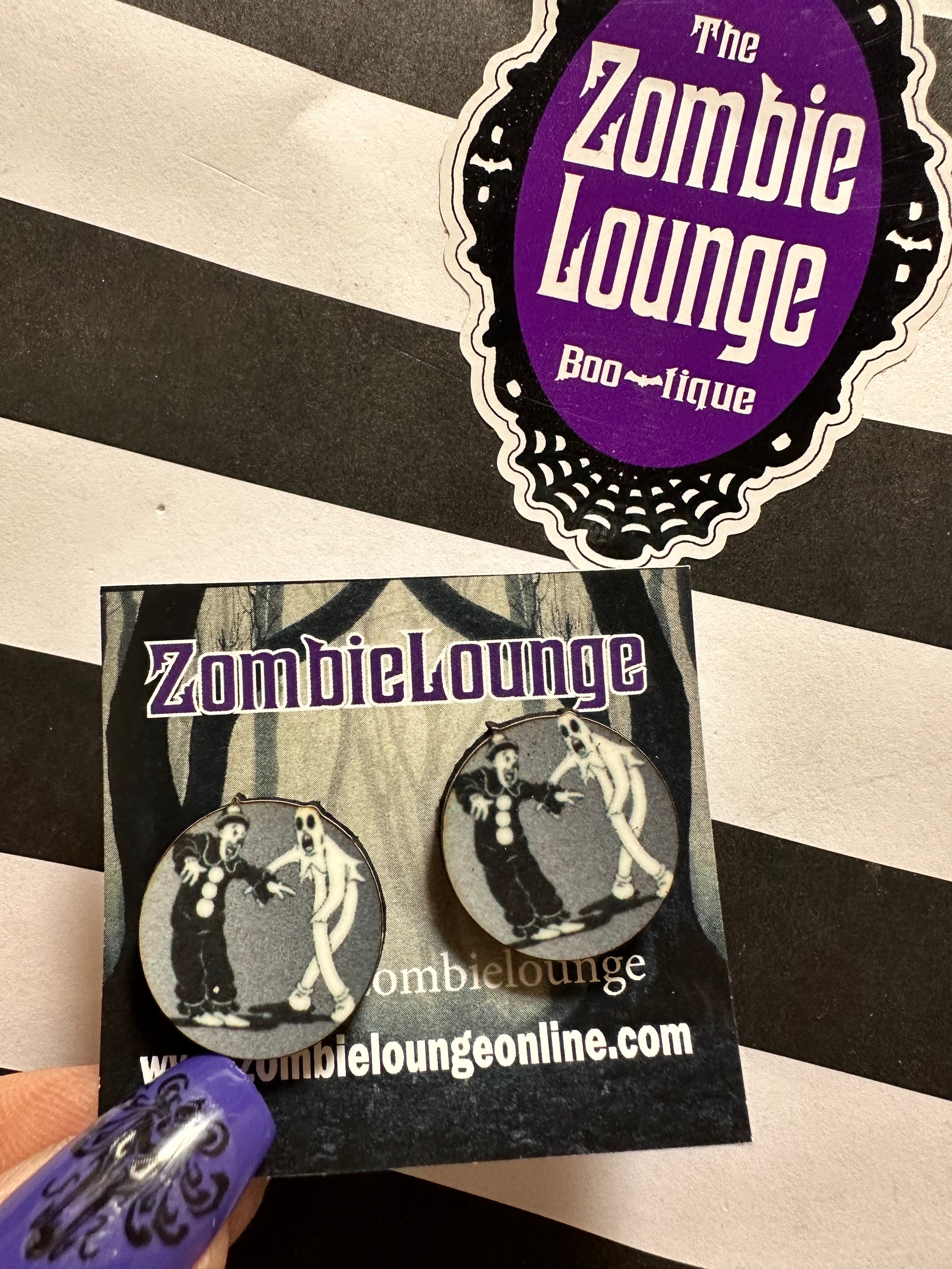 Funny Dancing Clown Dangle Earrings for Women - Cute & Playful Costume Jewelry - Perfect for Halloween, Cosplay, and Circus-Themed Parties