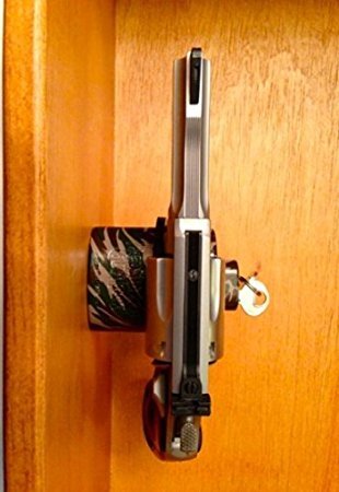 Quick Access Gun Safe Storage Trigger Lock for Pistols, Rifles, Handguns & Shotguns - Secure Mounting Accessories for Home Security & Display - Alternative to Safes, Vaults & Cases | Perfect for Bedside Protection, Gun Cabinets & Range Storage
