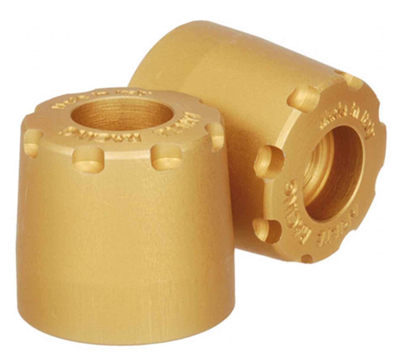 Ariete Yamaha Aluminum Rubber Bar End Weights Gold 12997/Yaro - Premium Motorcycle Handlebar Accessories for Enhanced Grip and Vibration Damping on Cruisers and Touring Bikes