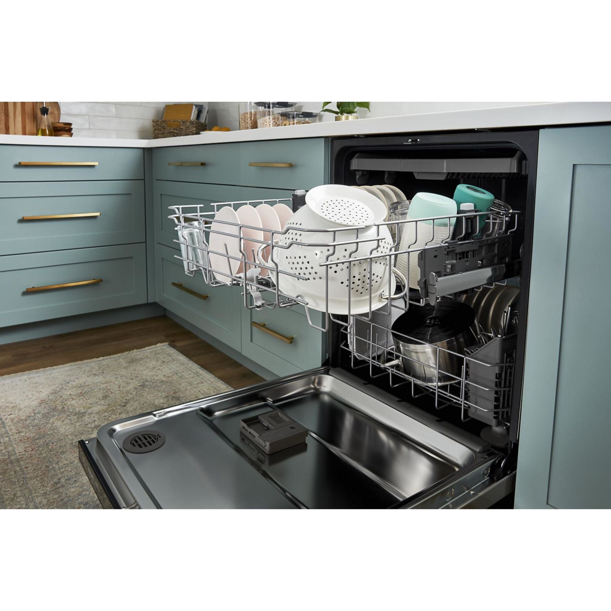 Whirlpool WDT730HAMZ Stainless Steel Built-In Dishwasher - Energy Star Certified, Quiet Operation - Perfect for Modern Kitchens & Large Families