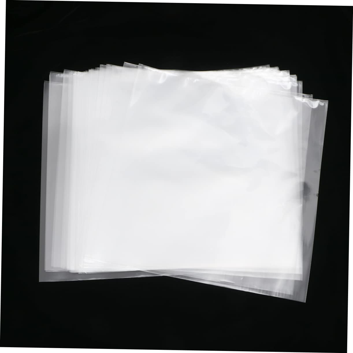30pcs 12 Inch Flat No Seal Vinyl Record Sleeves - Protective Plastic Bags for LP Storage, Scratch Prevention & Dust Protection | Ideal for Record Collectors, DJs & Music Enthusiasts