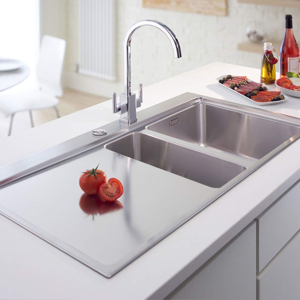 CLEESINK Garbage Disposal Air Switch Kit - Stainless Steel Sink Top Waste Disposer On/Off Button with Alloy Power Module | Replacement Parts for Food Waste Disposals | Perfect for Kitchen Sink Upgrades & Garbage Disposal Repairs