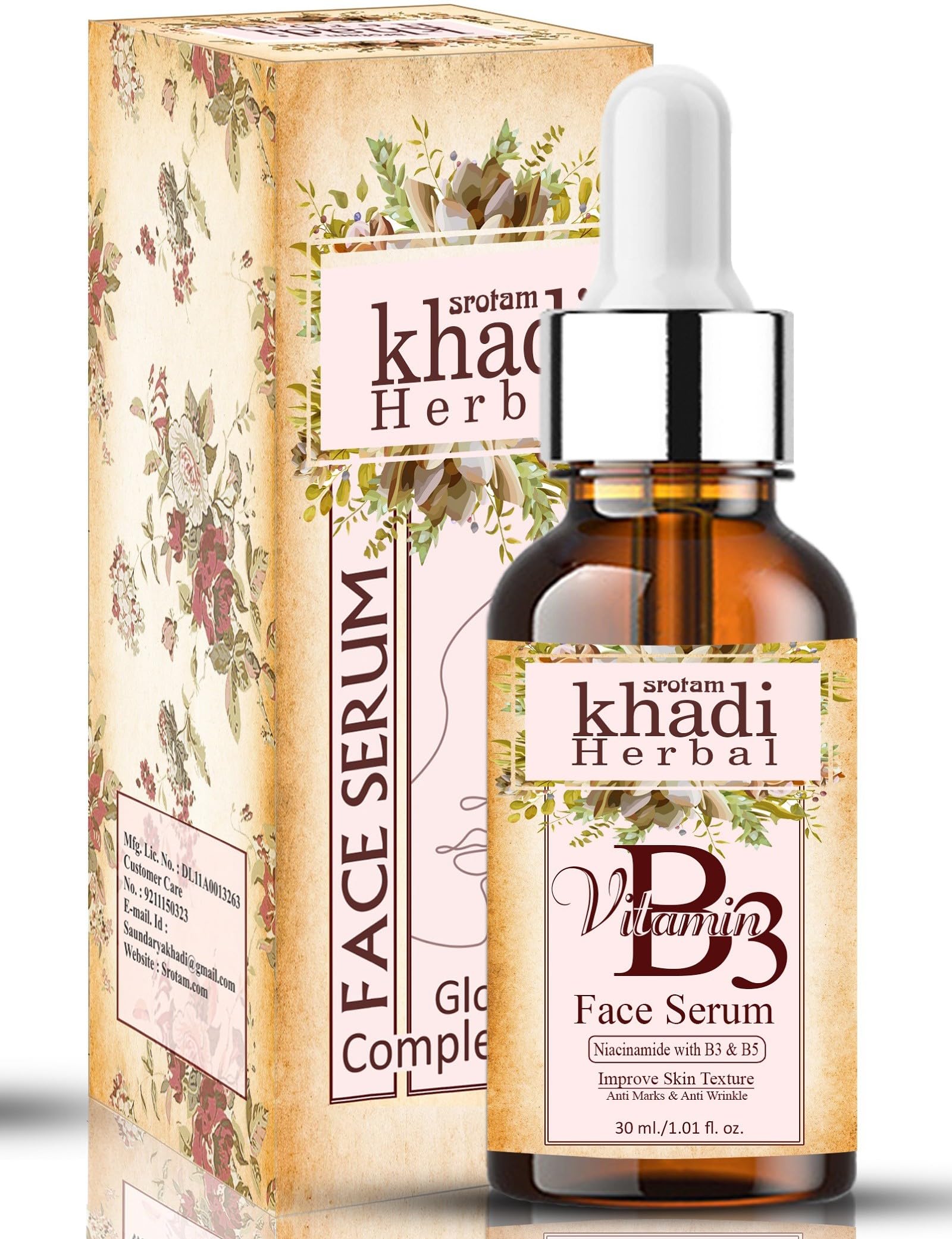 Niacinamide Face Serum for Men & Women - Vitamin B3 Serum for Healthy, Glowing Skin - Hydrating & Brightening Facial Serum (30ml) - Perfect for Daily Skincare Routine & Anti-Aging Care