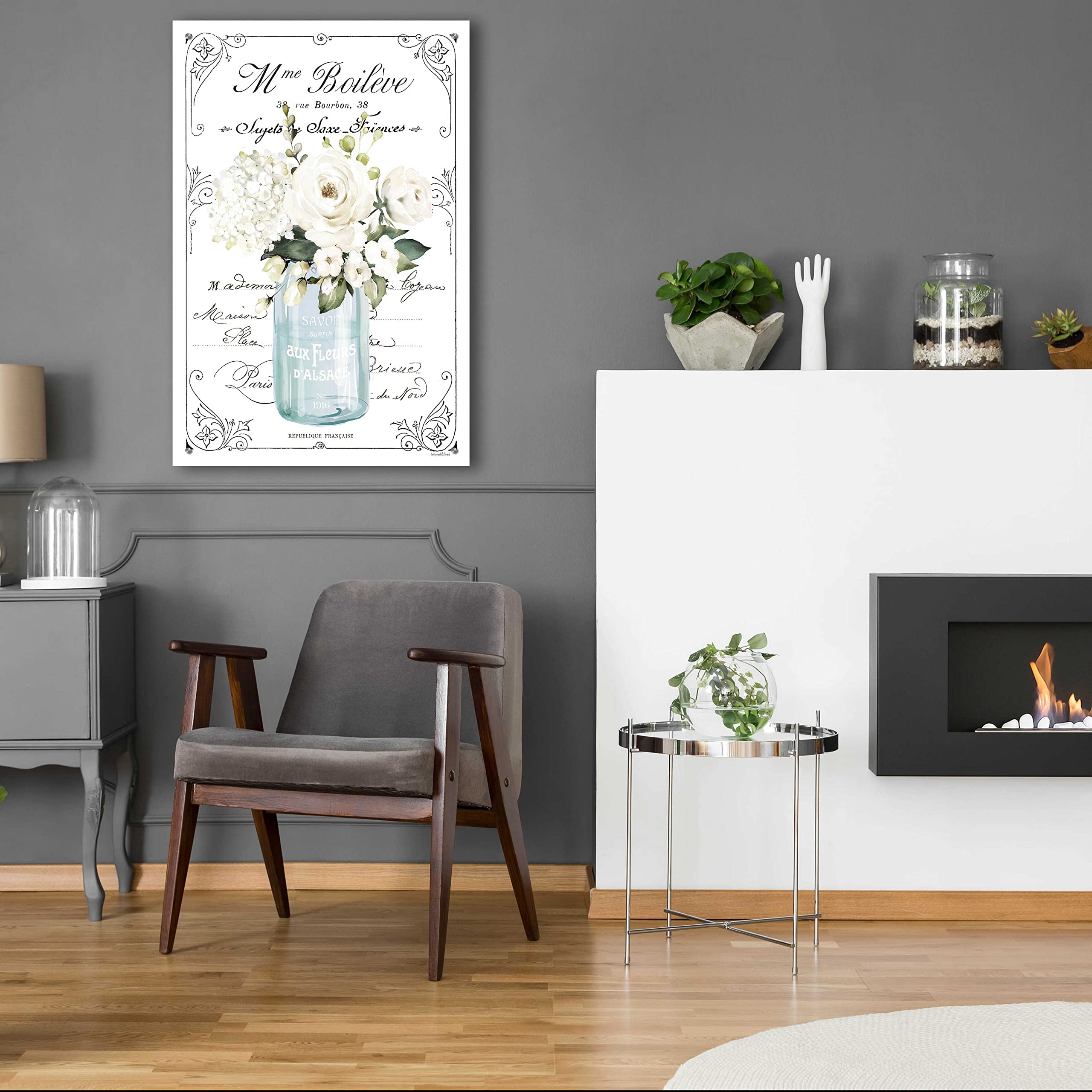 Epic Art 'French Bathroom Set II' by Lettered & Lined - 24