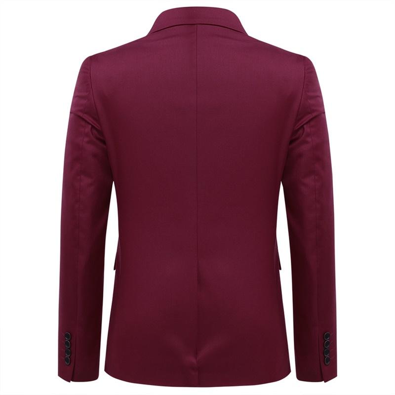 Maroon 3-Piece Slim Fit Two-Button Suit for Men | Formal Business Attire | Perfect for Weddings, Interviews & Office Wear