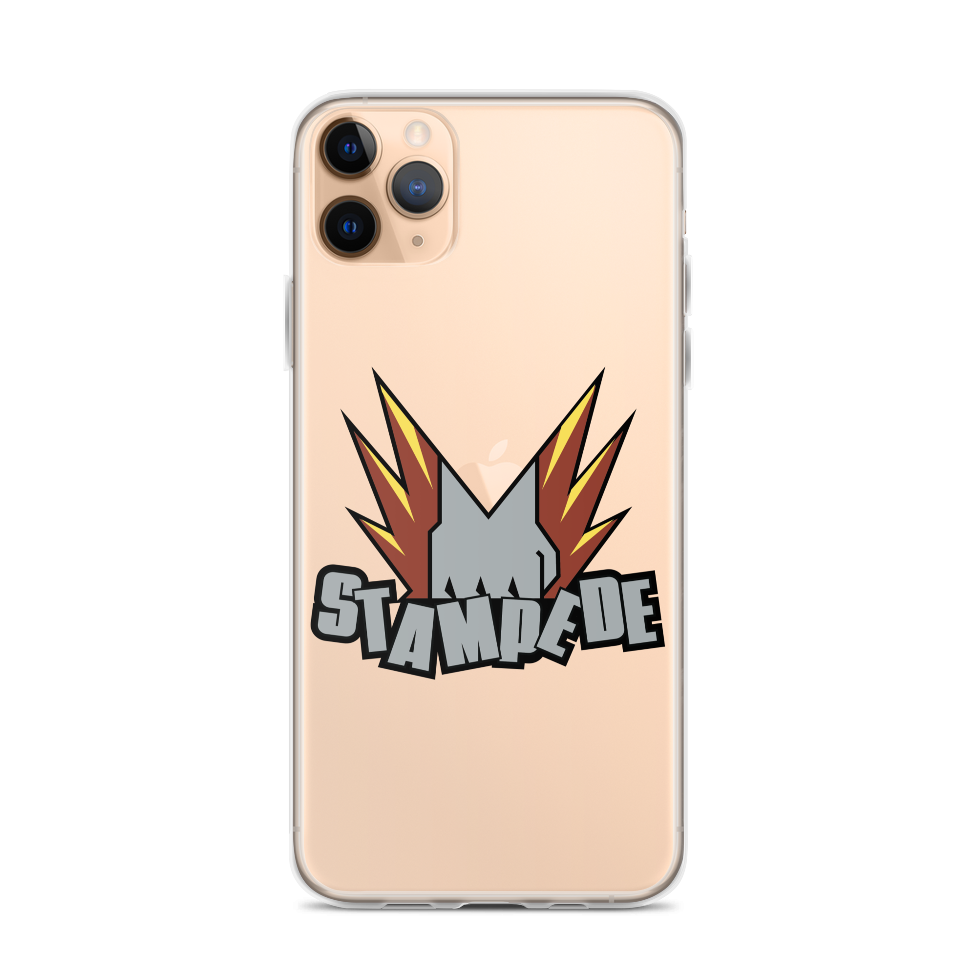 Zoo Jitsu Fighters Stampede iPhone Clear Case - Durable Protective Cover for iPhone 11/12/13/14/15 Pro Max - Slim Shockproof Phone Case for Everyday Use, Travel & Outdoor Activities