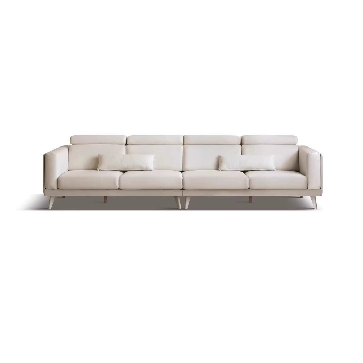 Luxury Oak Solid Wood Modern Fabric Sofa - Elegant Living Room Furniture for Home & Office Comfort