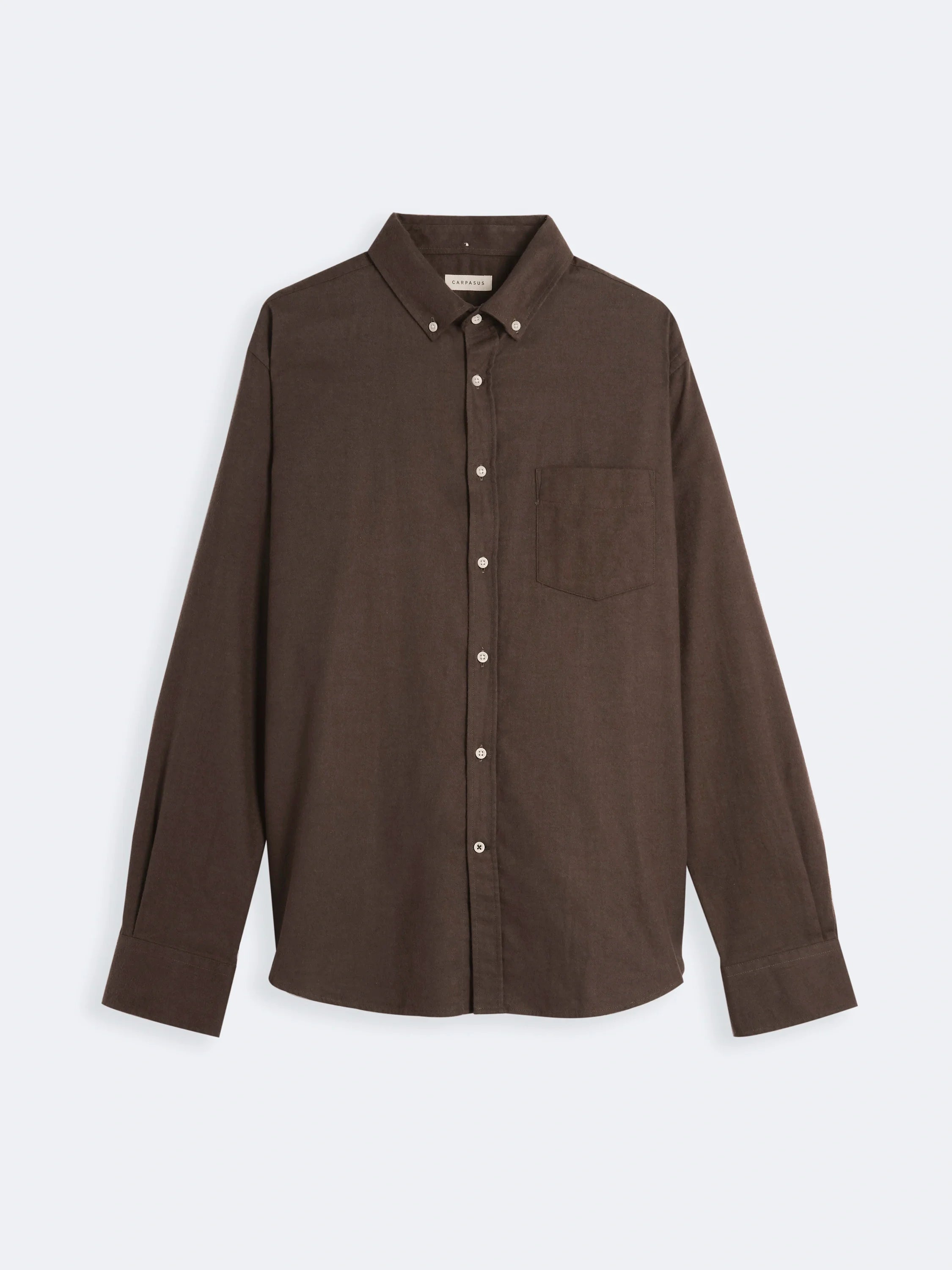 Soft & Cozy Populus Brown Flannel Shirt for Men - Perfect for Fall Layering, Outdoor Adventures & Casual Style
