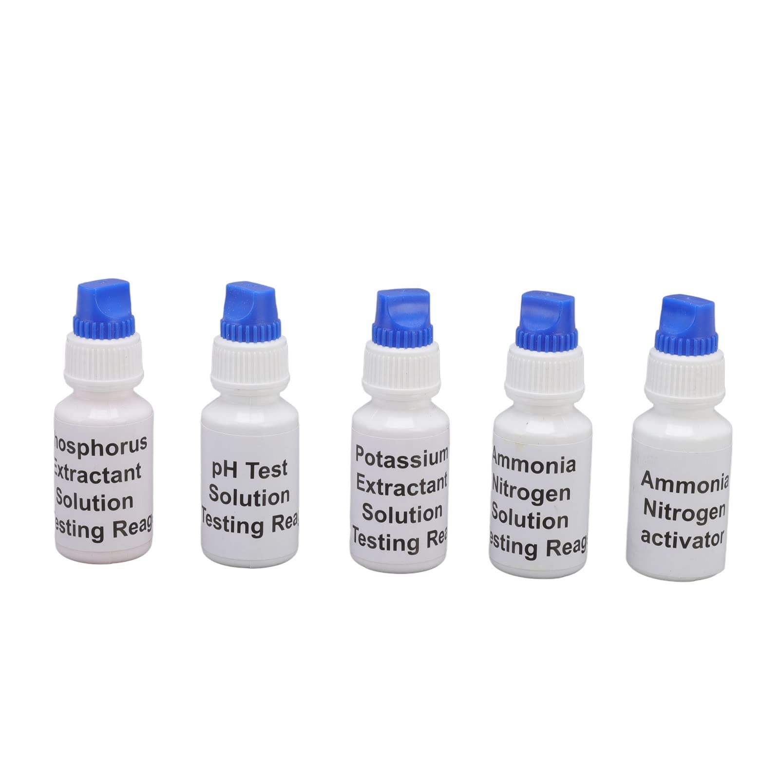Tgoon Soil Phosphorus Test Kit - 5 Bottles for Accurate pH & Nitrogen Testing | Easy to Use for Gardening, Agriculture & Lawn Care | Perfect for Home Gardeners, Farmers & Soil Analysis