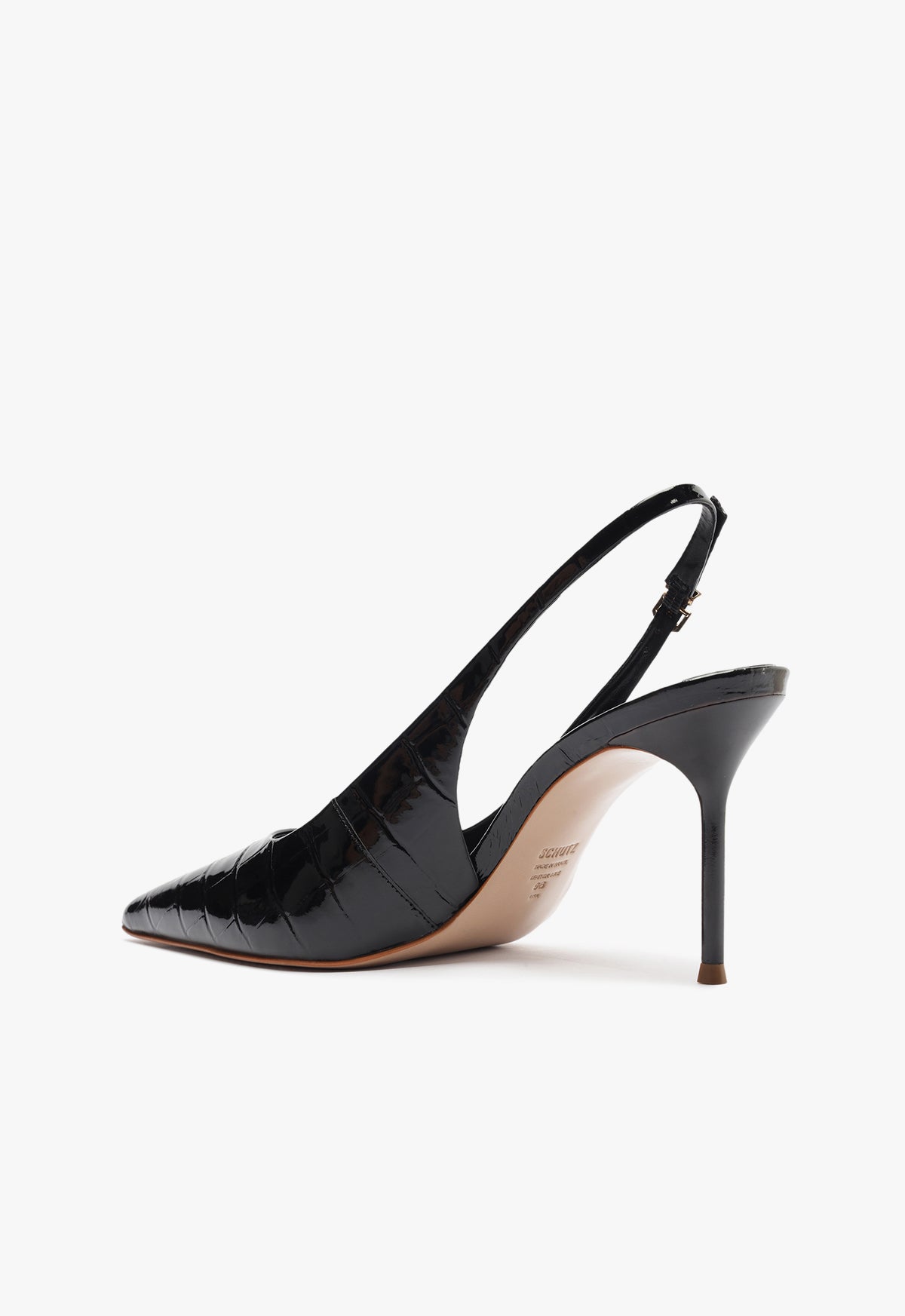 Paola High Stiletto Black Pump - Elegant Women's Heels for Office, Party & Special Occasions | Comfortable Dress Shoes for Work & Evening Events