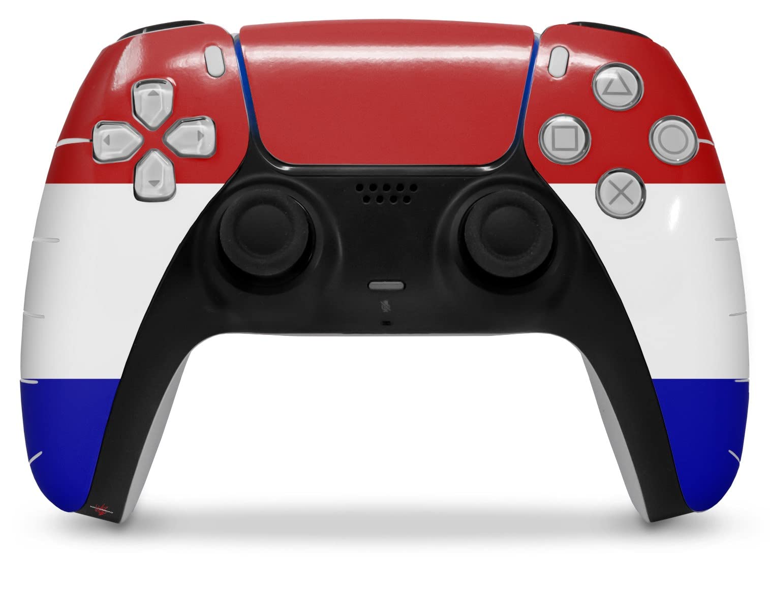 Sony PS5 DualSense Skin Wrap - Red White Blue for Gaming Protection