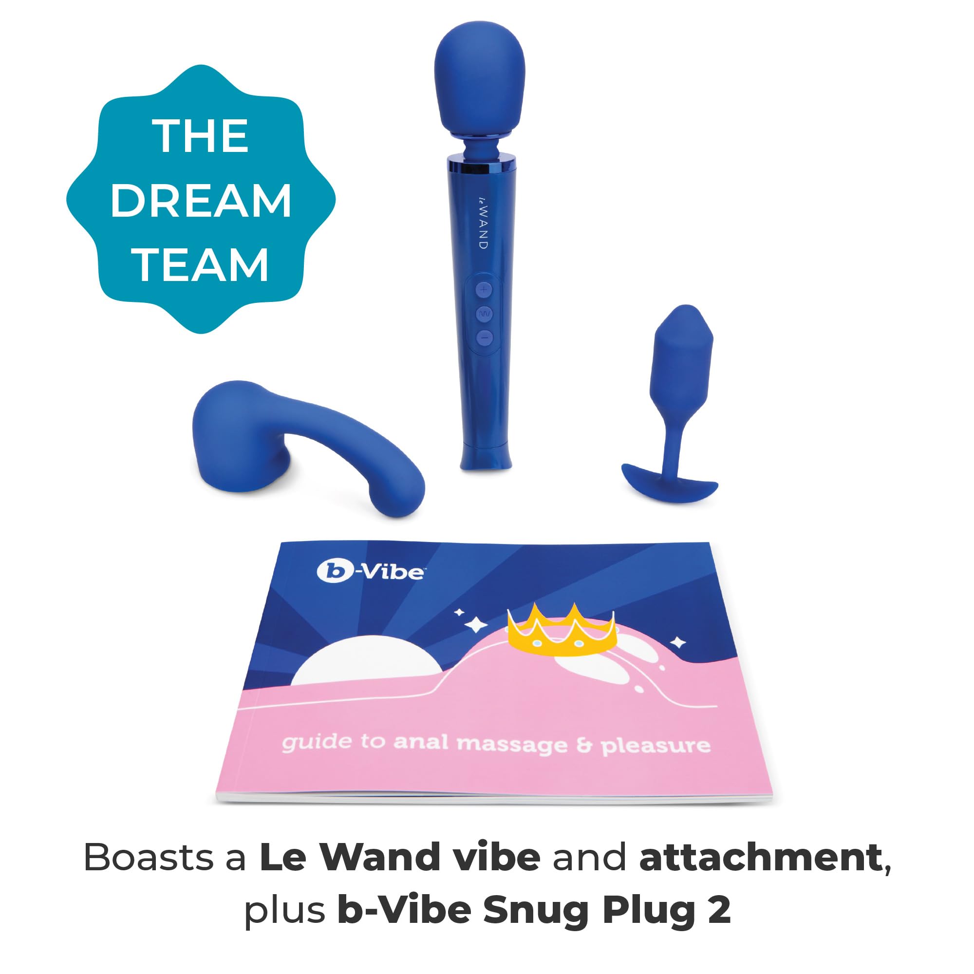 Premium b-Vibe Anal Training Plug Set - Couples Adult Massager & Education Kit for Anal Play, Prostate Stimulation & Sexual Pleasure | Perfect for Beginners, Couples & Solo Play at Home