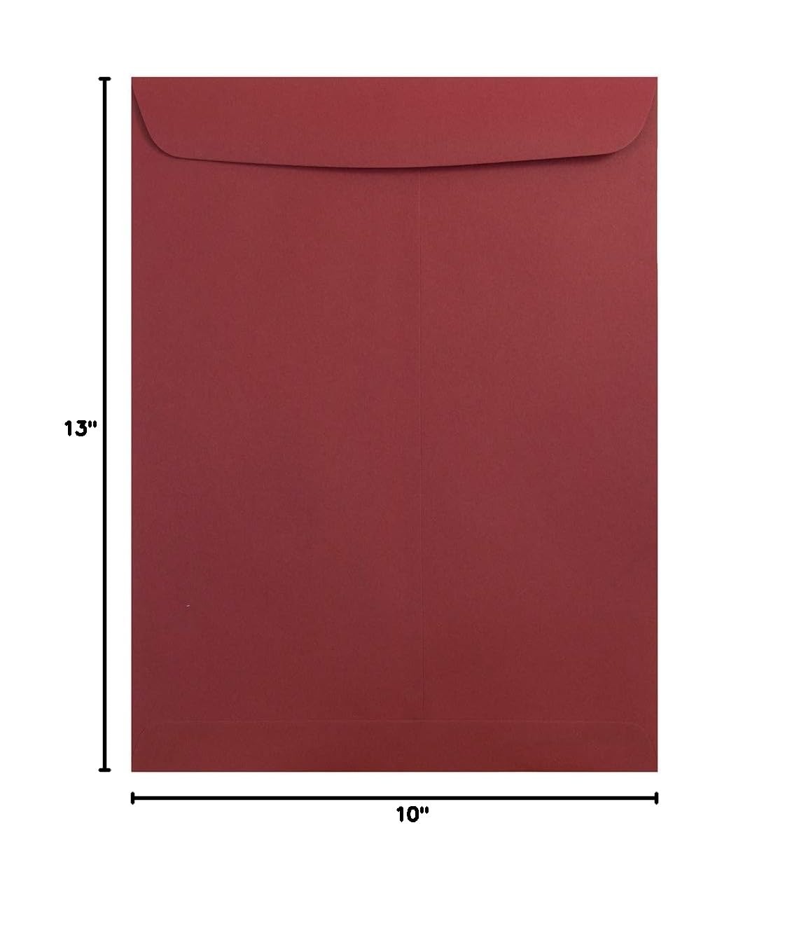 JAM PAPER 10 x 13 Open End Catalog Premium Envelopes - Dark Red - Bulk 250/Box | Business Mailing, Document Storage & Office Supplies