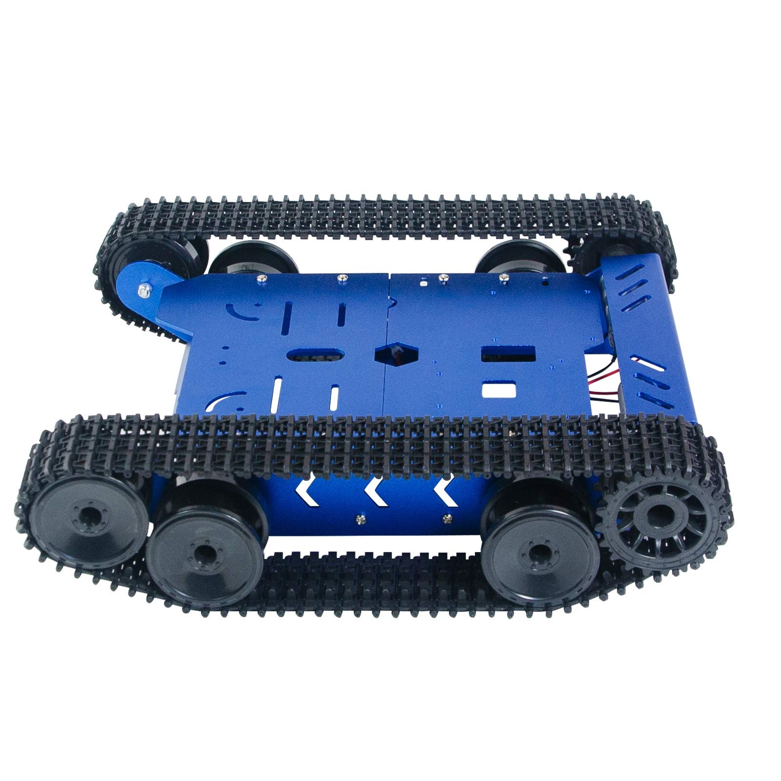 Smart Robot Car Chassis Kit - 2WD Aluminum Alloy Tank Chassis with Motors for Arduino/Raspberry Pi DIY Projects | Perfect for Remote Control Robot Cars, STEM Education & Robotics Hobbyists