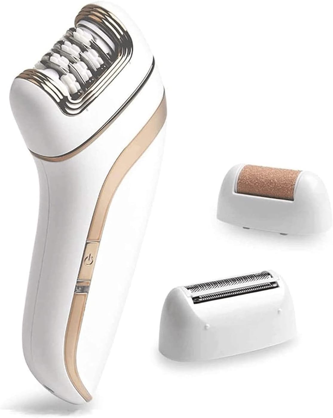 3-in-1 Electric Shaver for Women - Epilator, Electric Razor & Foot Callus Remover Kit | Cordless Rechargeable Hair Removal Device | Perfect for Travel, Gym & Home Use