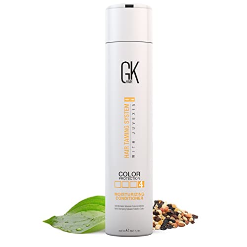 GK Hair Global Keratin Moisturizing Conditioner 300ml - Sulfate Free, Paraben Free Deep Hydration for Dry, Frizzy, Rough Hair - Salon Quality Treatment for Smooth, Shiny Hair at Home