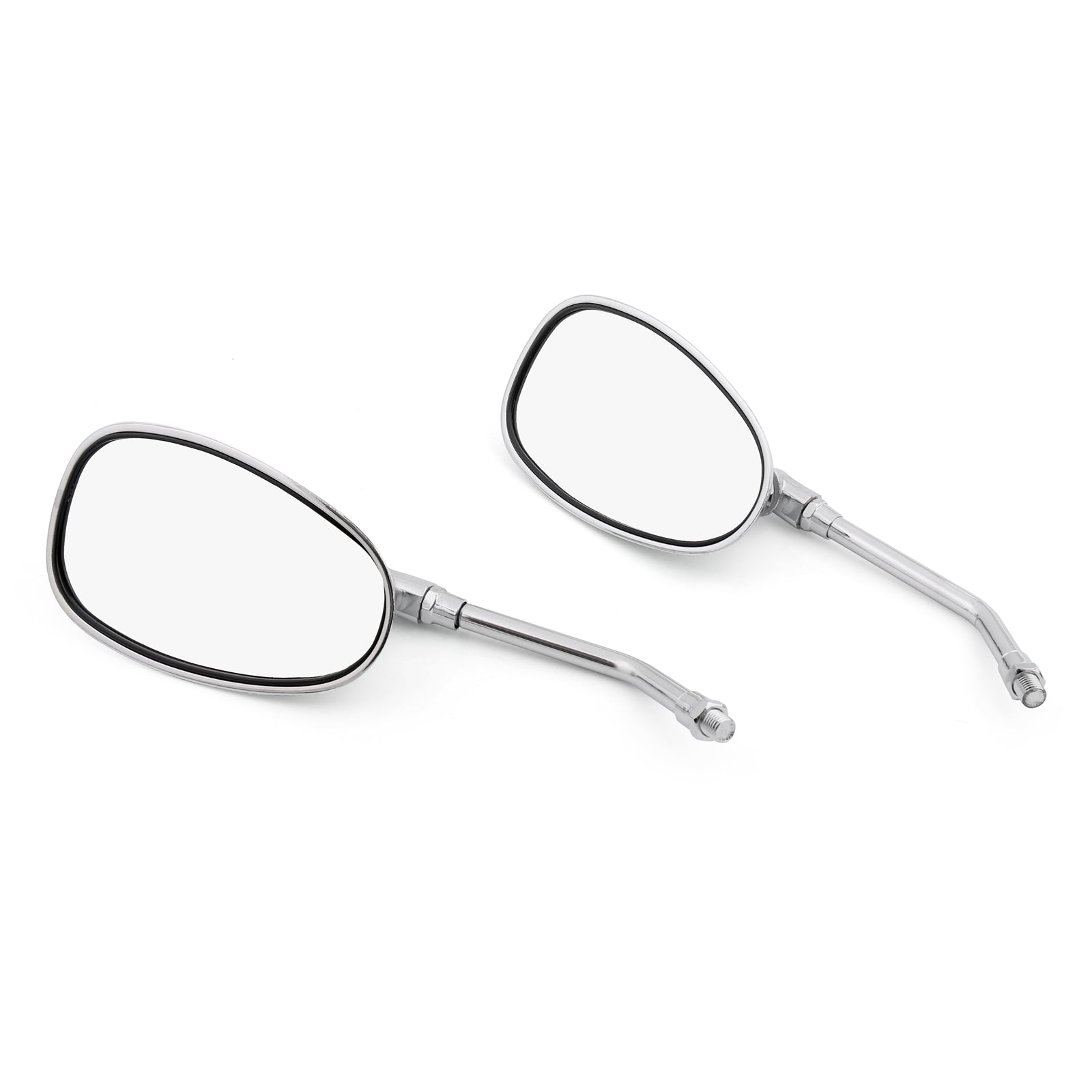 10mm Universal Motorcycle Rear View Mirrors - Compatible with Yamaha XV1100, XV535, XV750, SR125, SR185, SR250 & SRX600 - Durable Bike Side Mirrors for Enhanced Road Safety - Perfect for Cruiser, Touring & Street Motorcycles