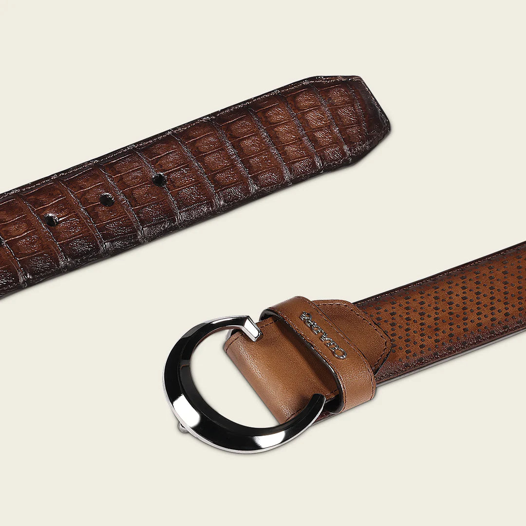 CS559FC Genuine Leather Casual Fashion Belt for Men - Stylish & Durable Waistband for Jeans, Pants & Office Wear