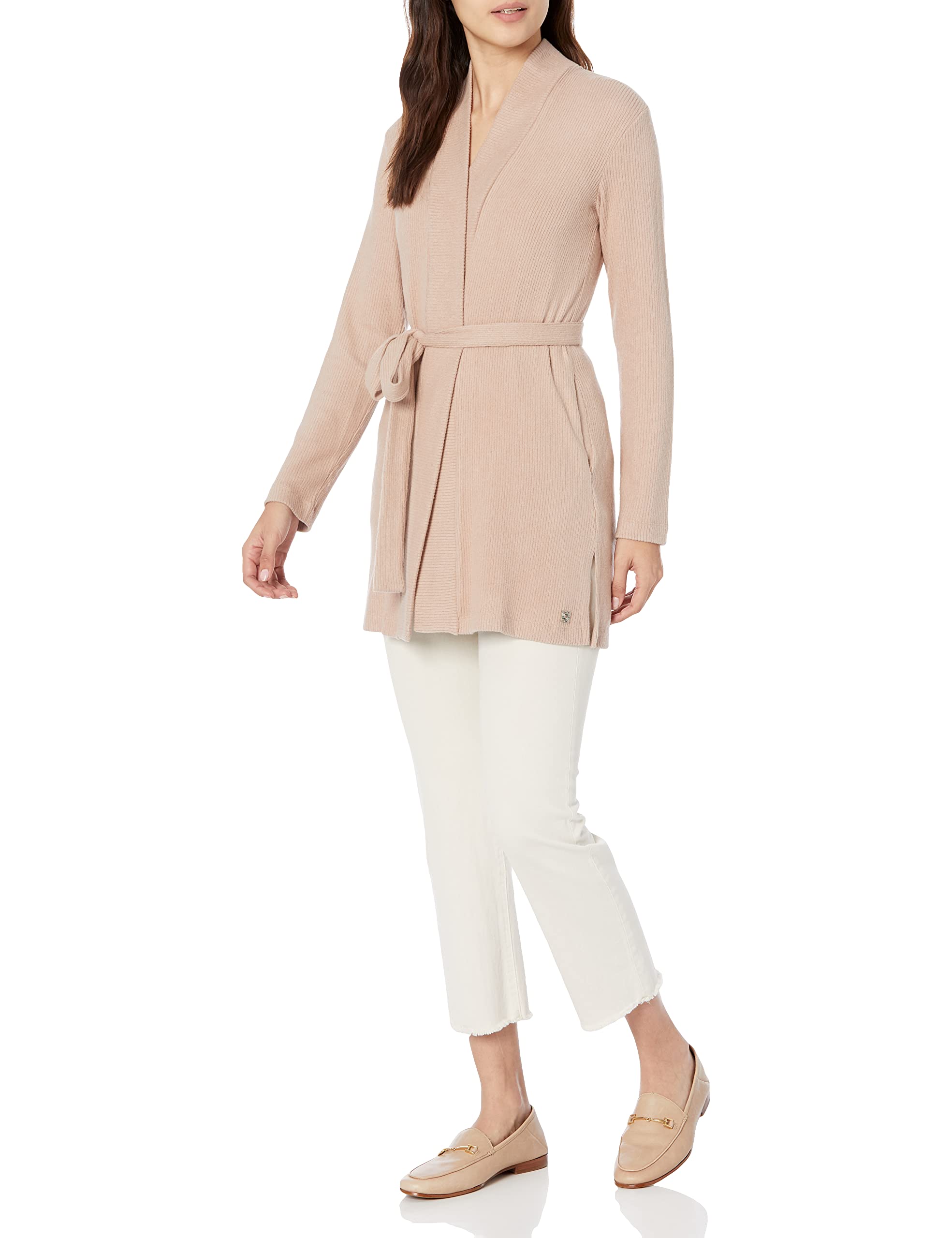 Natori Women's Ulla Cardigan - Soft Knit Open Front Sweater for Women | Lightweight Comfortable Cardigan for Office, Lounge & Casual Wear