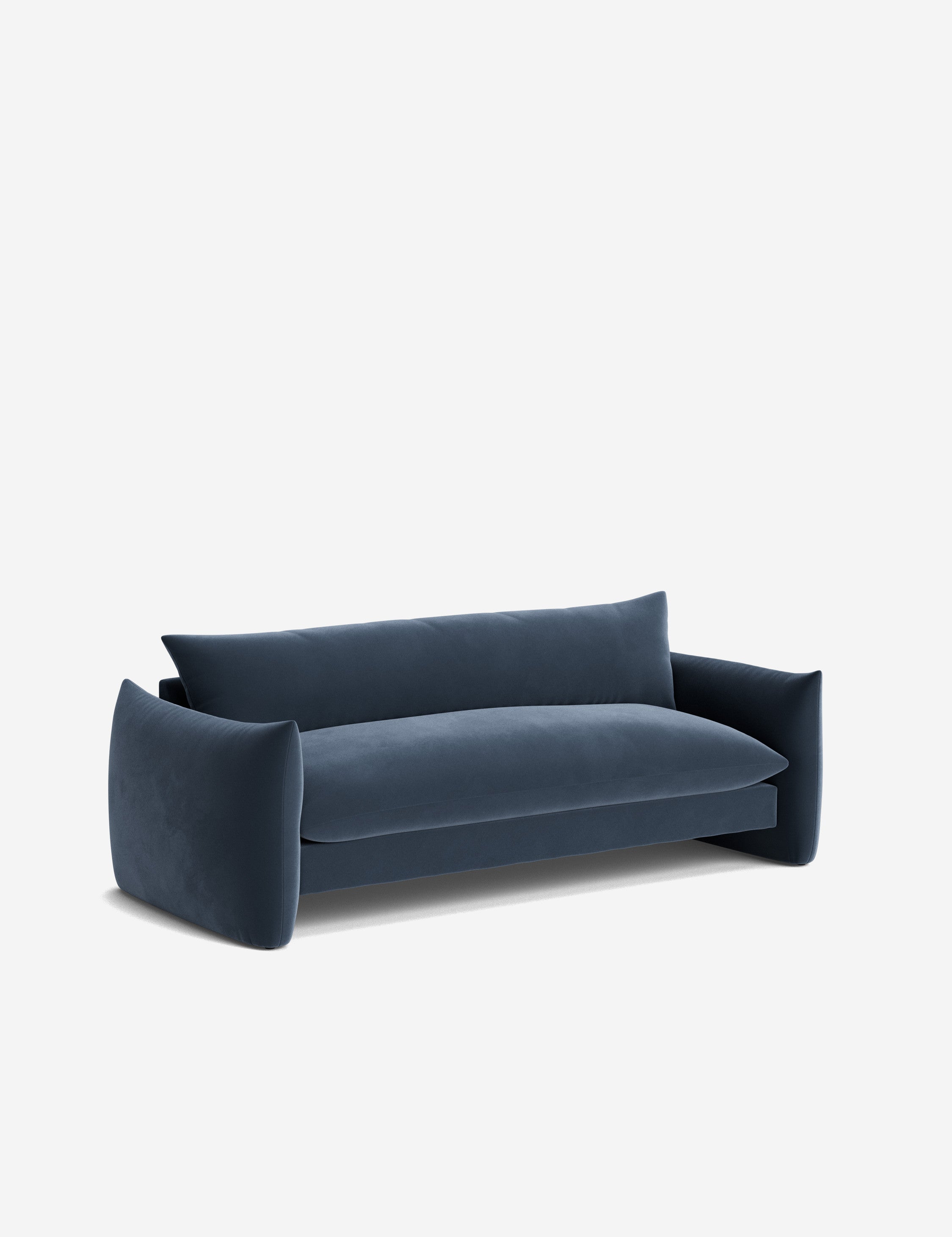 Banks Sofa - Modern Comfortable Couch for Living Room, Lounge & Home Theater - Premium Fabric Upholstered Sectional Sofa with Soft Cushions