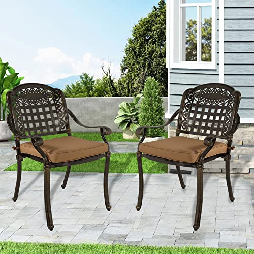 2 Retro Chairs With Cushions