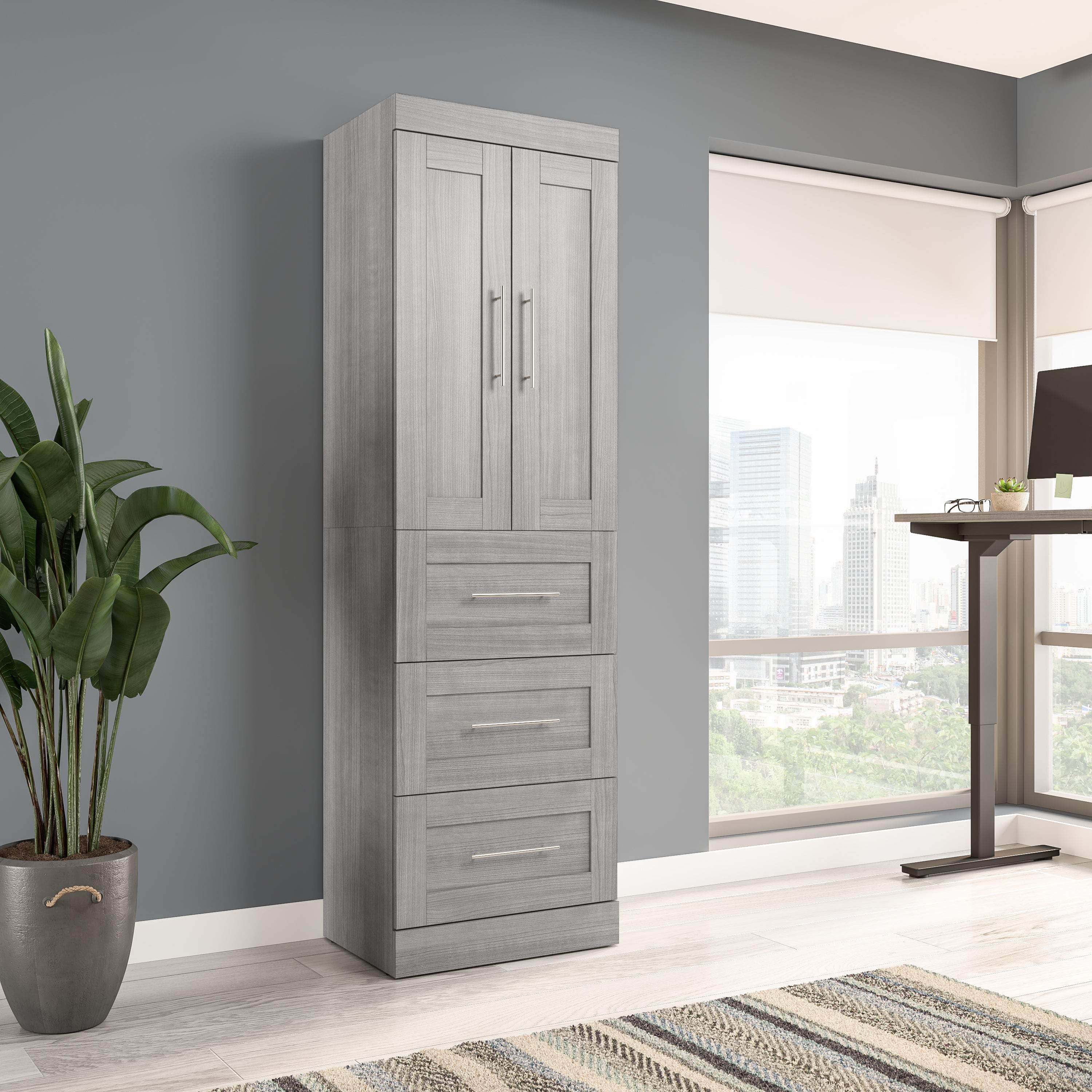 25W Wardrobe with Drawers - 7 Color Options for Bedroom, Closet & Home Organization Storage