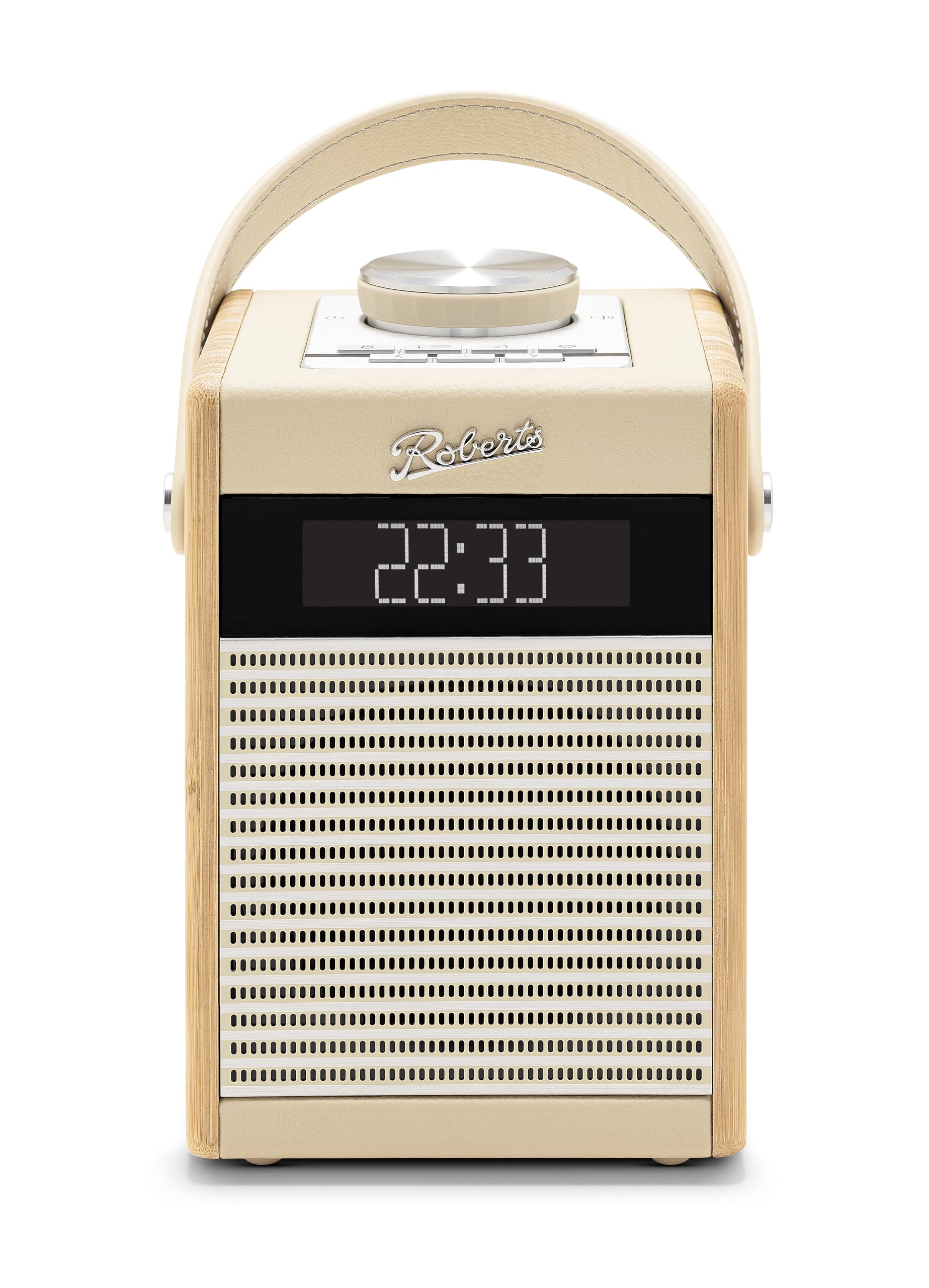 Roberts RAMBLER MIDI FM/DAB/DAB+ Digital Radio with Bluetooth - Pastel Cream | Portable Wireless Speaker for Home, Office & Outdoor Use | Perfect for Kitchen, Bedroom, Garden & Travel