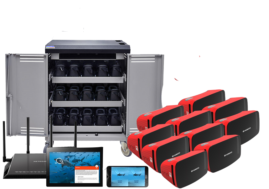 RobotLAB Virtual Reality Standard Kits - Complete VR Classroom Set for STEM Education & Immersive Learning Experiences