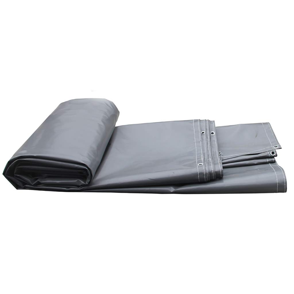 Heavy Duty PVC Waterproof Tarpaulin - 0.6mm Thick Rainproof Cover for Outdoor Tents, Truck Cargo, Caravan & Yard Protection (3m x 2m) - Ideal for Camping, Construction & Vehicle Storage